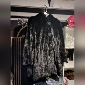 Saga Furs Mink Coat 🧥 Black 🖤